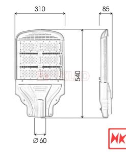 Đèn đường LED OEM Philips M13 SMD 150W - Thương hiệu HKLED