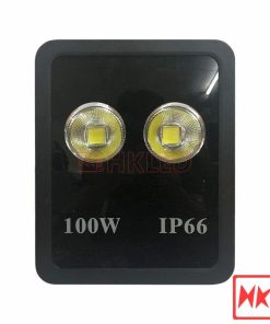 Đèn pha tròn vuông 100W - Thương hiệu HKLED