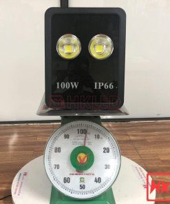 Đèn pha tròn vuông 100W - Thương hiệu HKLED