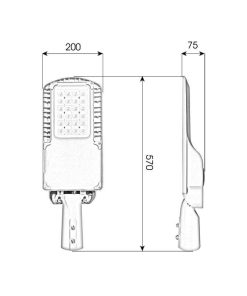 Đèn LED đường phố M22 - 100W