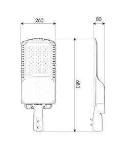 Đèn LED đường phố M22 - 200W